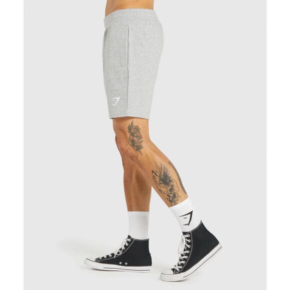 Gymshark A1A2N-GBCN-S-CJ1 Men's Sz S Gray Heather Essential Muscle Fit 7" Shorts - Picture 9 of 10